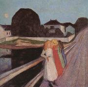 Four Girl on the bridge Edvard Munch